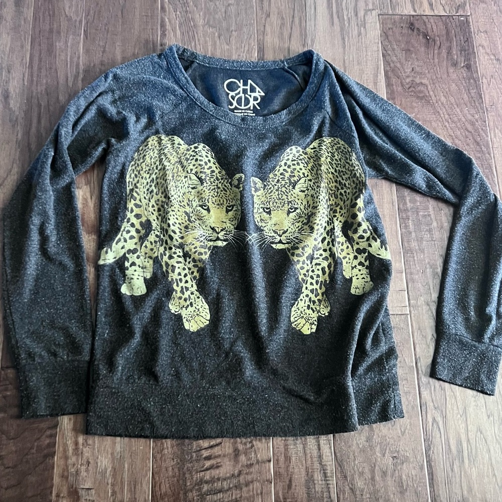 Chaser small cheetah sweatshirt